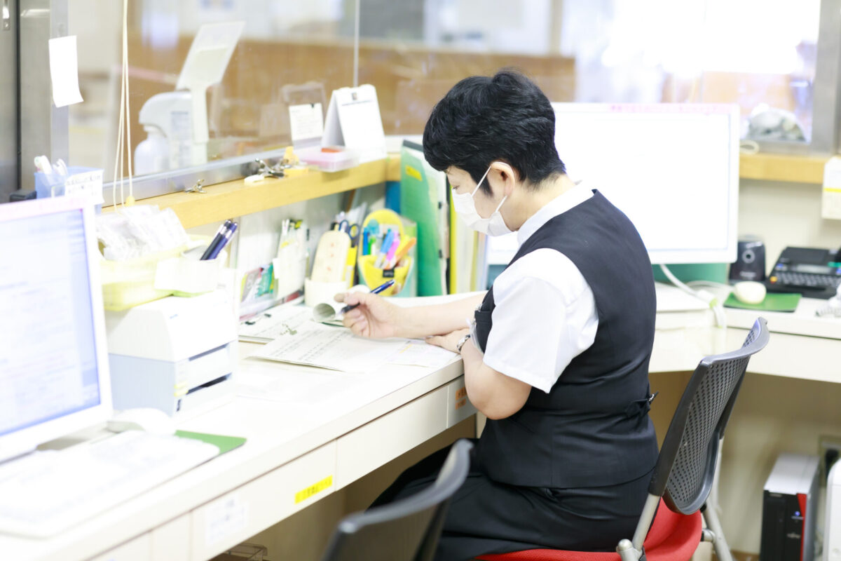 事務作業の様子